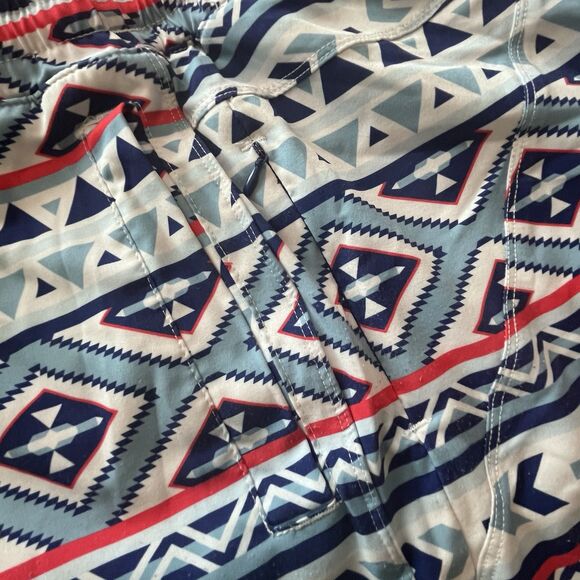 Chiefs Freeballers by Meripex Apparel Men Sz Large Blue Aztec Lined Sport Shorts - Picture 9 of 10